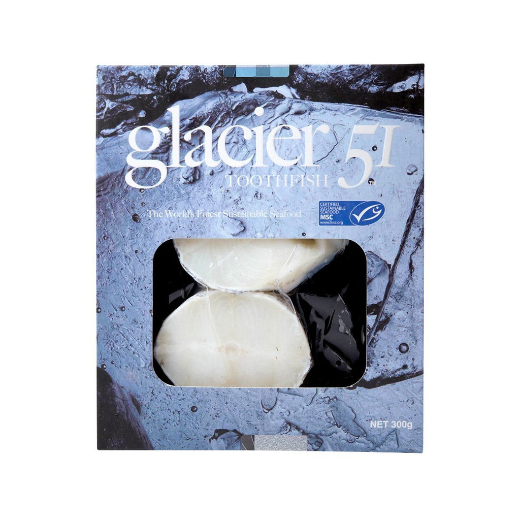 GLACIER 51 Frozen Patagonian Toothfish Steak  (300g)