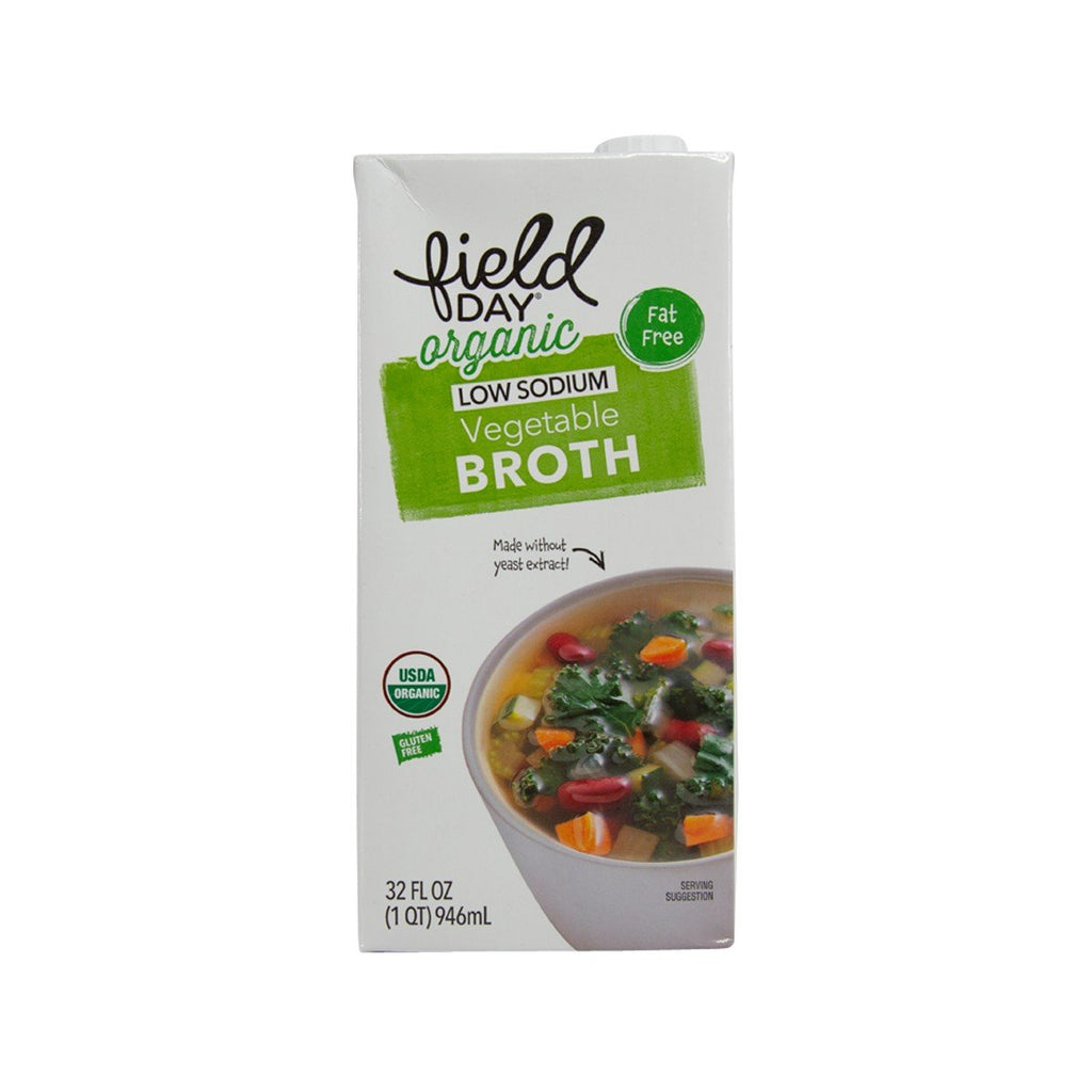 FIELD DAY Organic Vegetable Broth (Low Sodium)  (946mL)