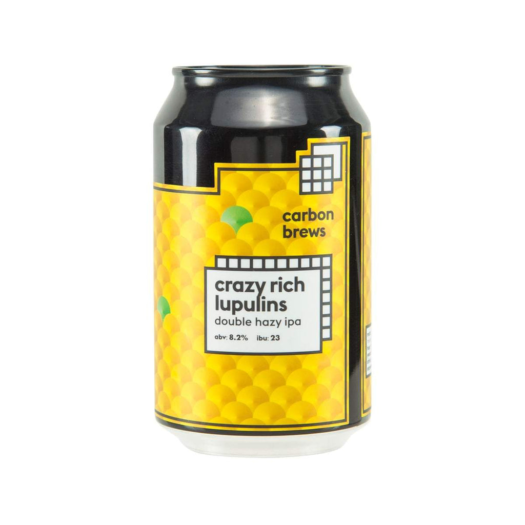 CARBON BREWS Crazy Rich Lupulins Double Hazy IPA (Alc 8.2%) [CAN]  (330mL)
