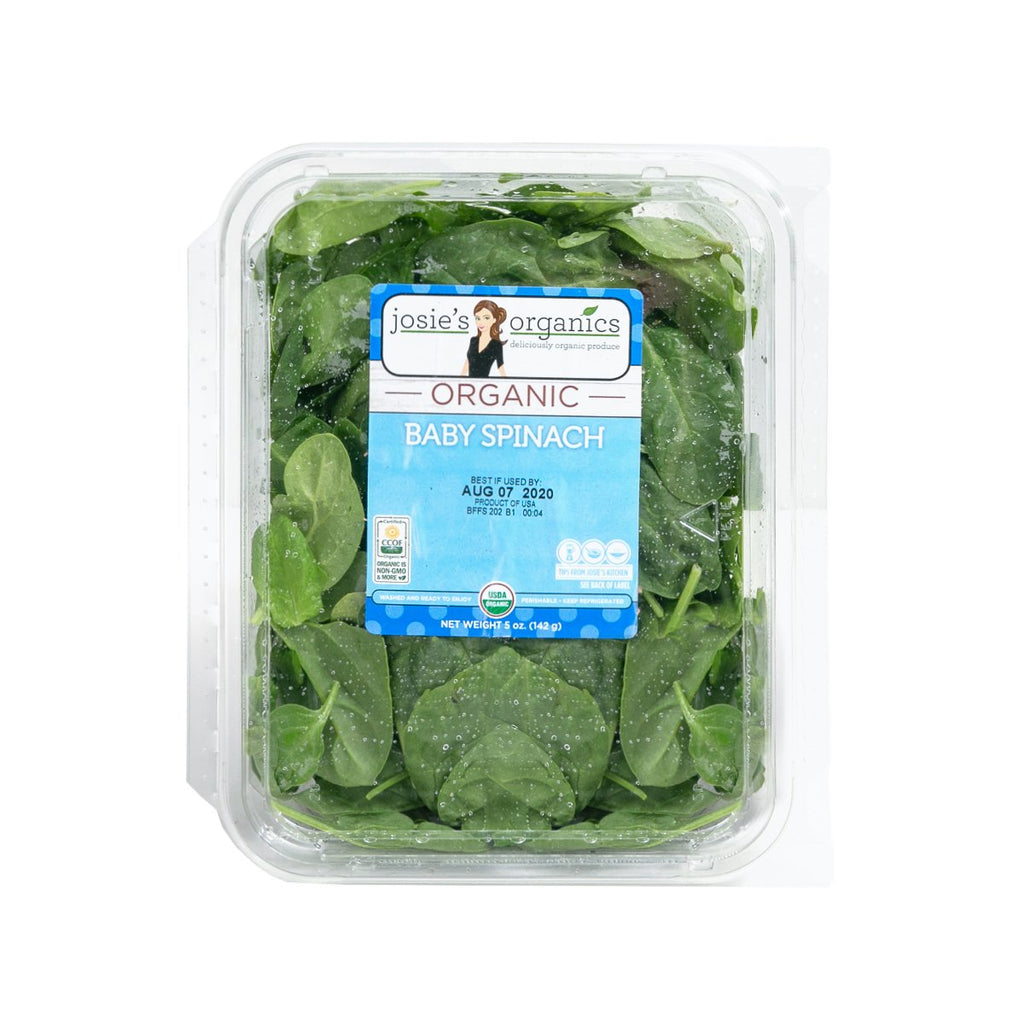 JOSIE'S ORGANICS USA Organic Baby Spinach Salad  (142g)