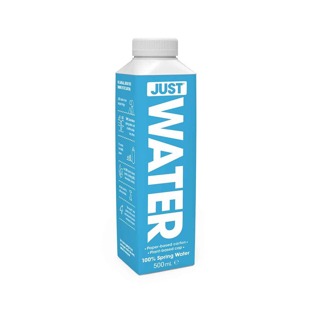JUST WATER 100% Spring Water [Paper Based Bottle]  (500mL)