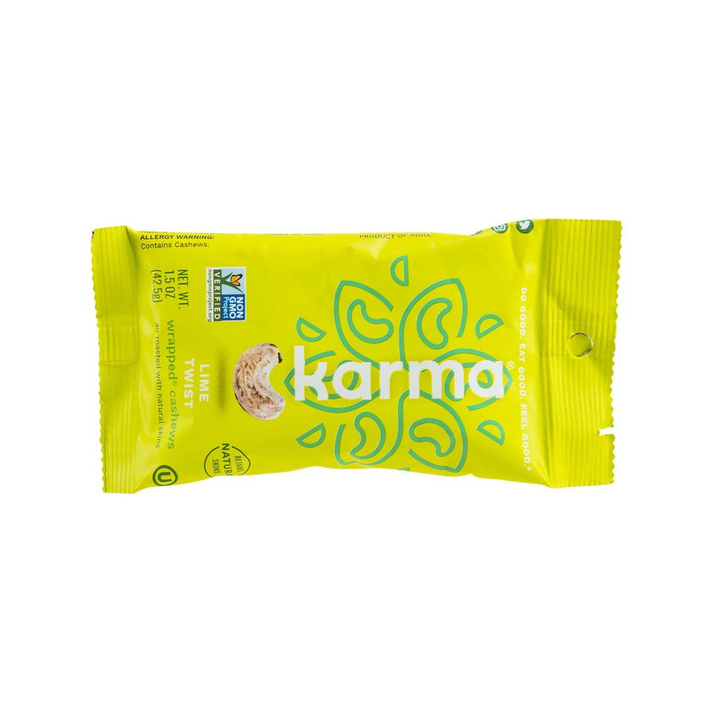 KARMA Lime Twist Wrapped Cashews  (42.5g)