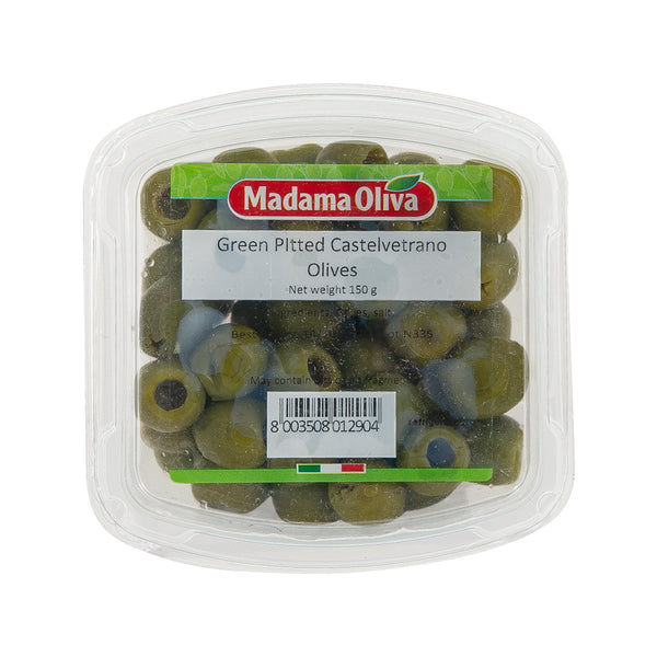 MADAMA OLIVA Green Pitted Castelvetrano Olives  (150g)