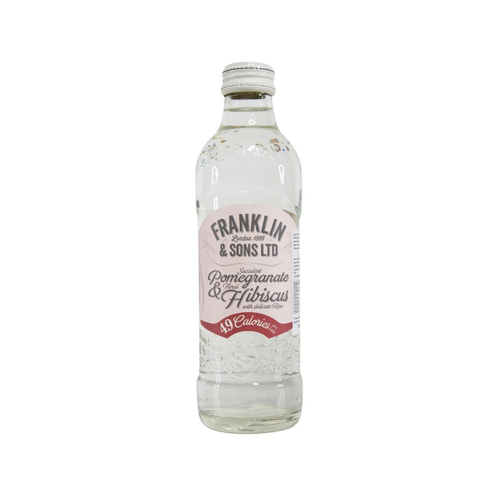 FRANKLIN&SONSLTD Pomegranate & Hibiscus with Delicate Rose Flavour Infused Soda  (275mL)