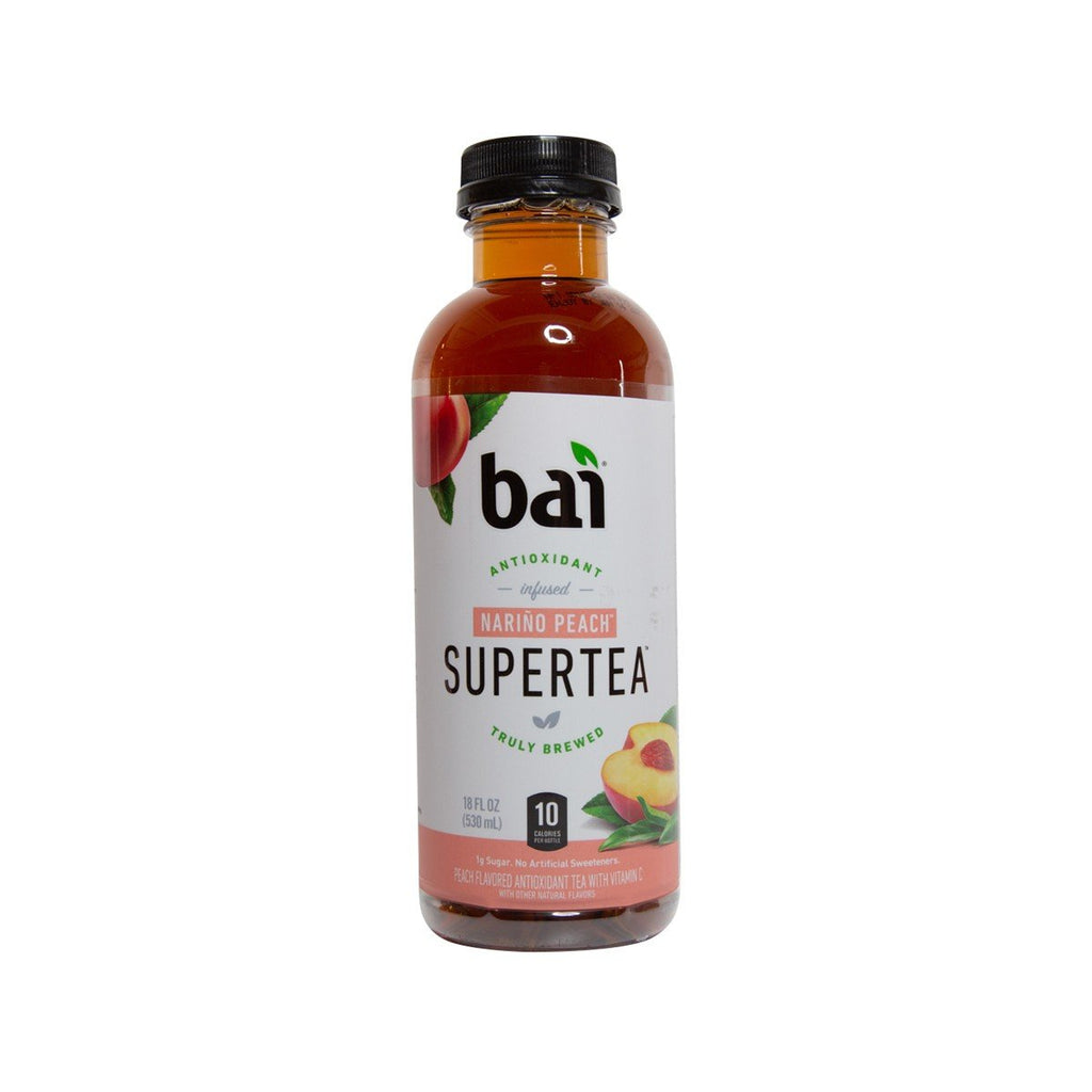 BAI Antioxidant Infused SuperTea - Narino Peach Flavor  (530mL)