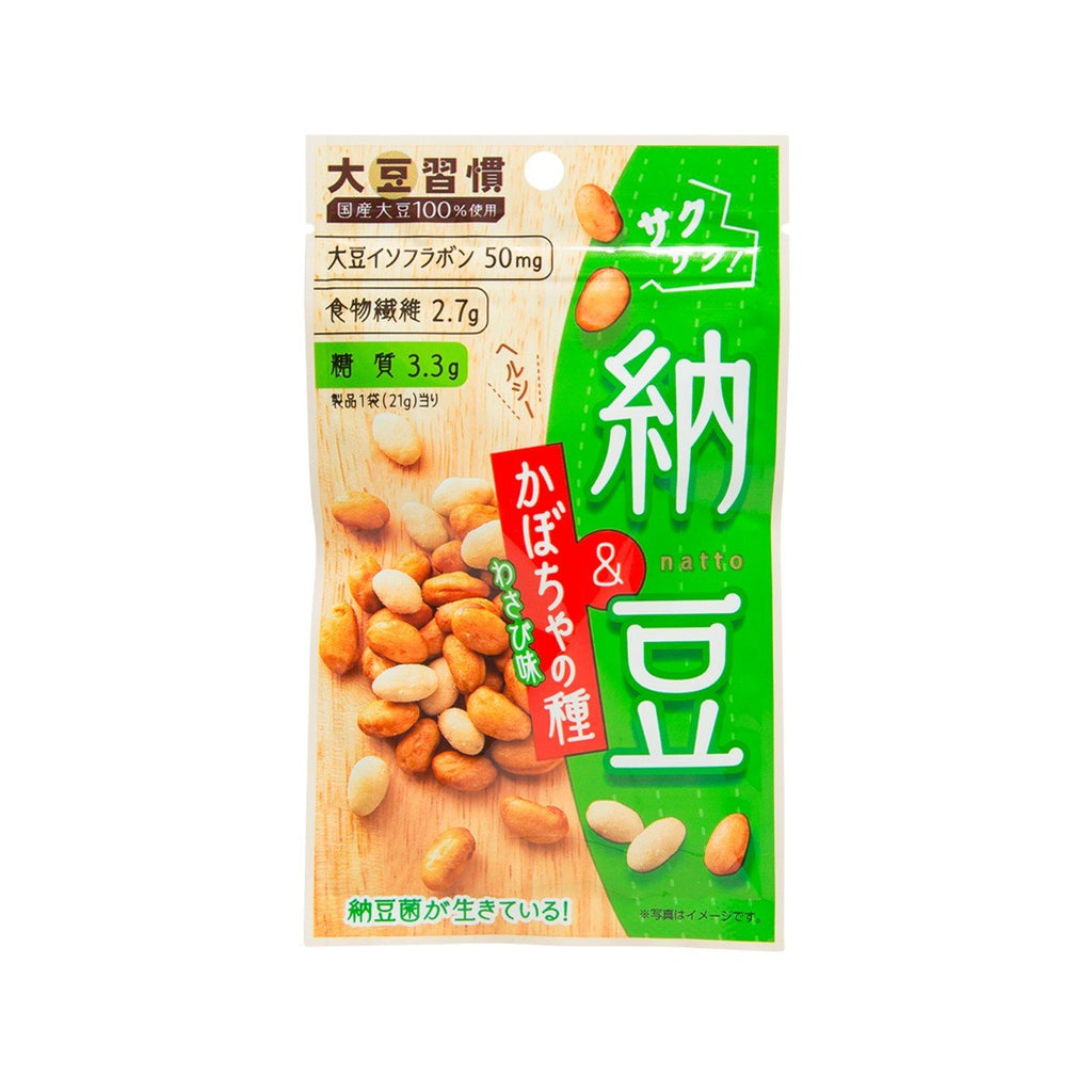 MDH Crispy Natto & Pumpkin Seed - Wasabi Flavor  (21g)