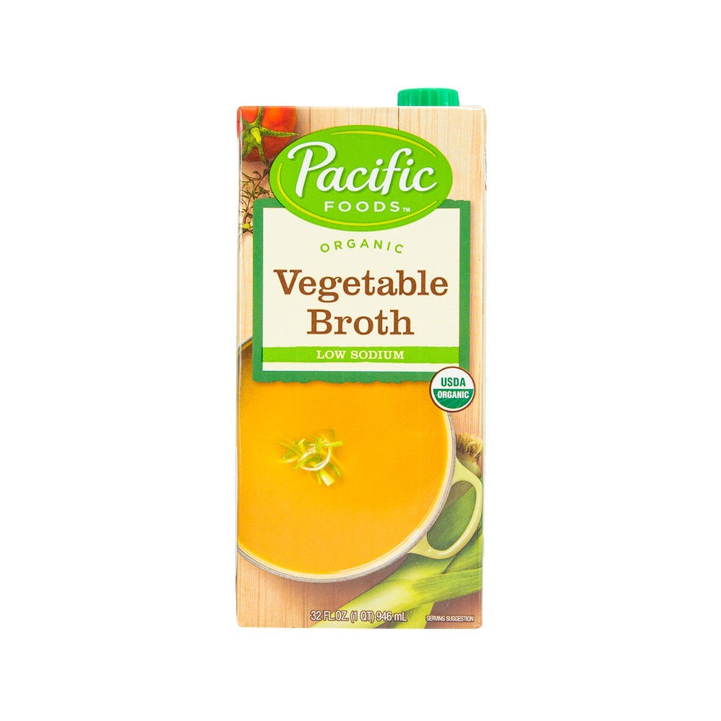 PACIFIC Organic Vegetable Broth - Low Sodium  (946mL)