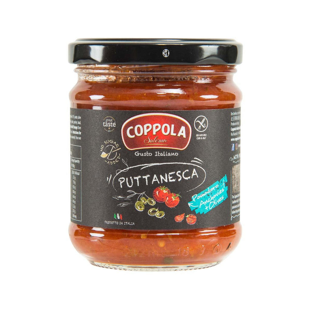 COPPOLA Puttanesca - Tomato, Olive and Anchovy Pasta Sauce  (180g)