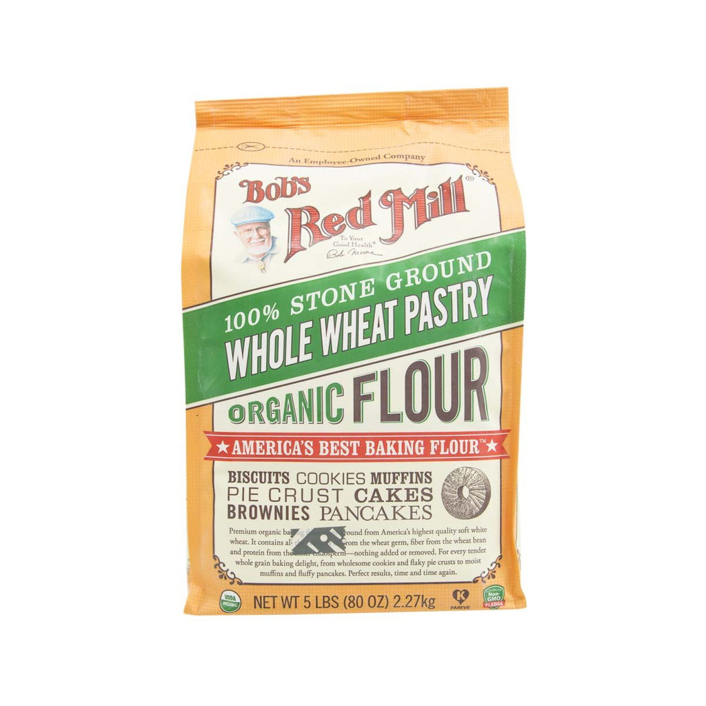 BOB'S RED MILL Organic Wholewheat Pastry Flour  (2.27kg)