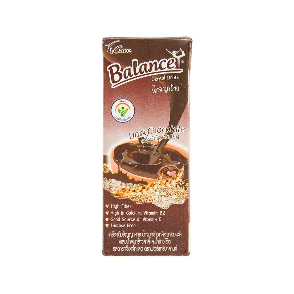 4 CARE Dark Chocolate Cereal Drink  (180mL) - LOG ON