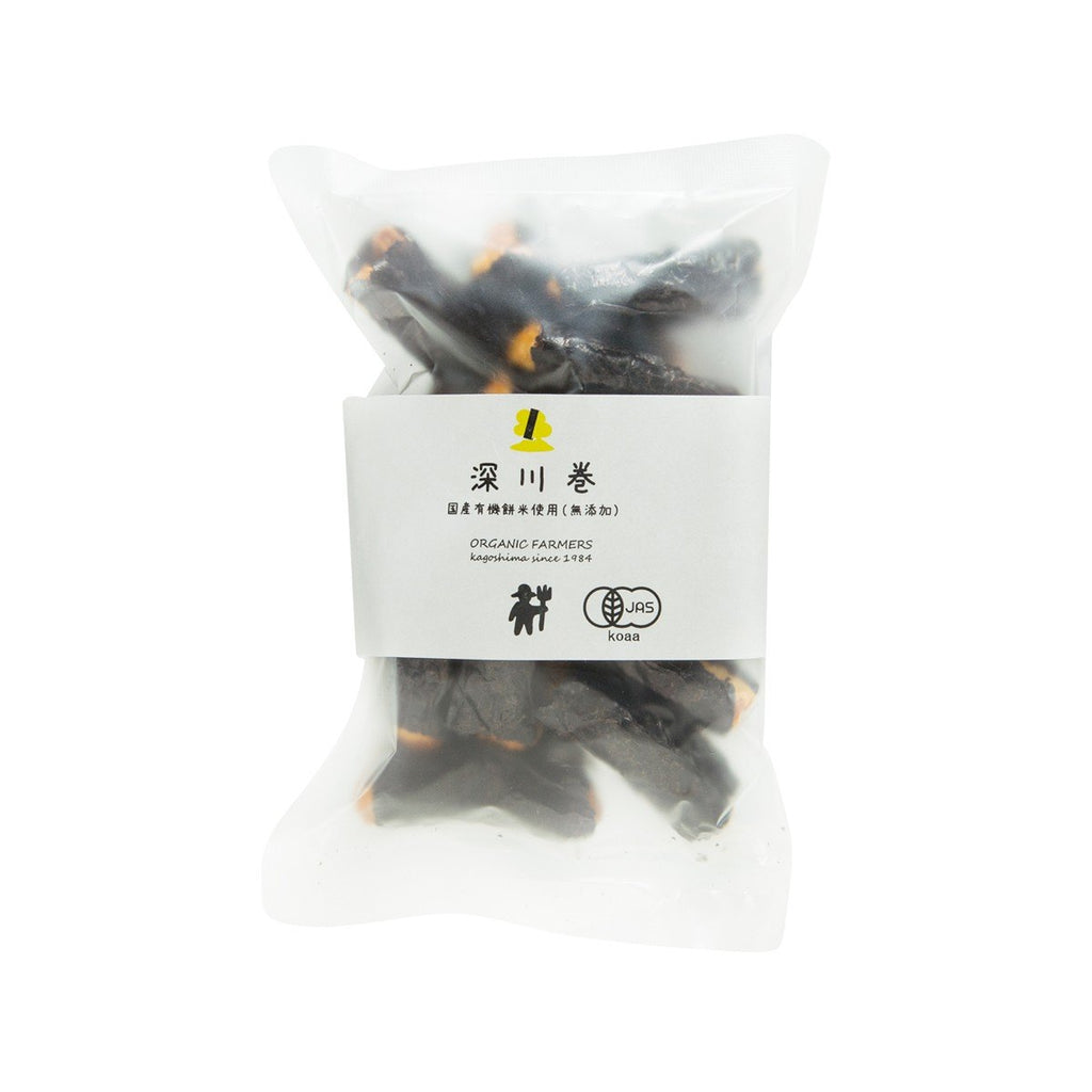KAGOSHIMAOG Organic Okaki Rice Cracker - Fukagawamaki  (40g)