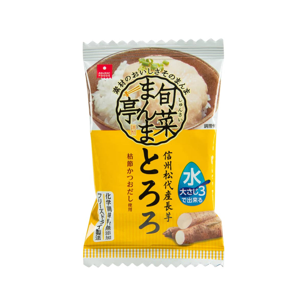 ASUZAC FOODS Instant Freeze-dried Tororo Grated Shinshu Matsshiro Yam  (6.4g)