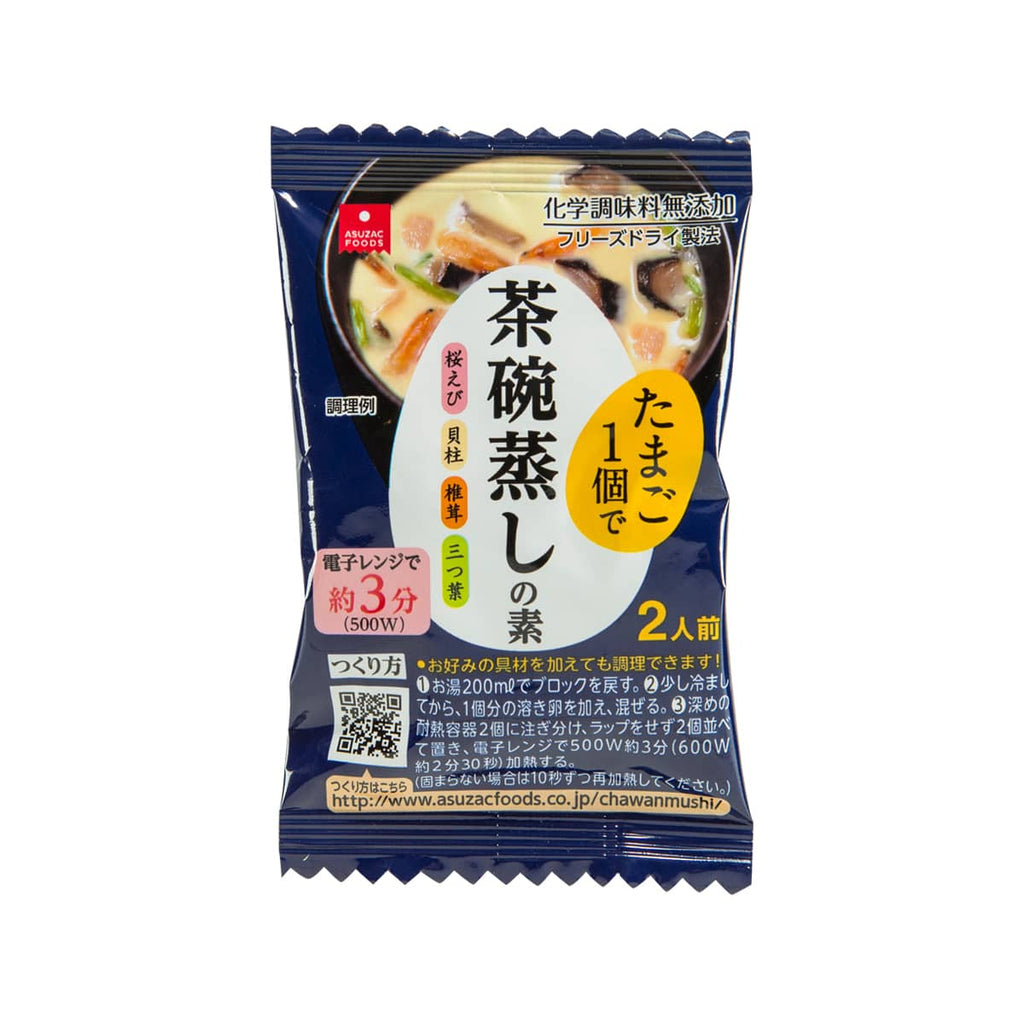 ASUZAC FOODS Instant Freeze-dried Chawanmushi Steamed Egg Ingredients  (5.1g)