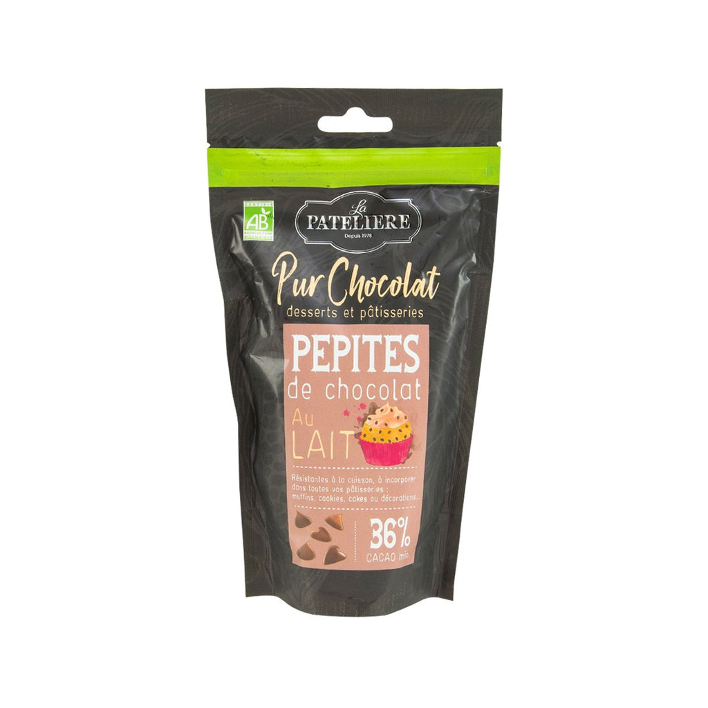 LA PATELIERE Organic Milk Chocolate Chips  (200g)