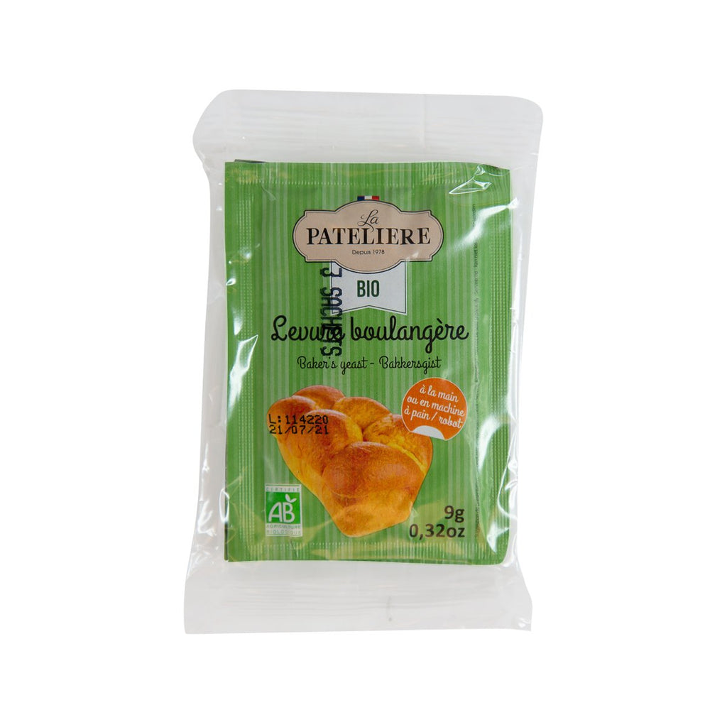 LA PATELIERE Organic Baker's Yeast  (3 x 9g)