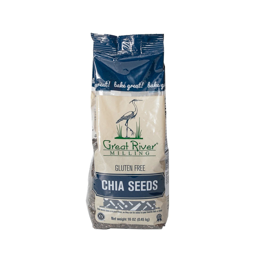 GREAT RIVER MILLING Gluten Free Chia Seeds  (450g)