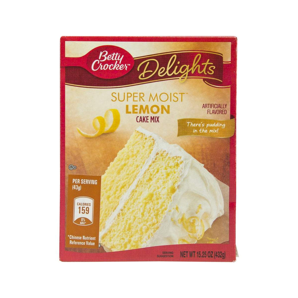 BETTY CROCKER Super Moist Cake Mix - Lemon Flavor  (423g)
