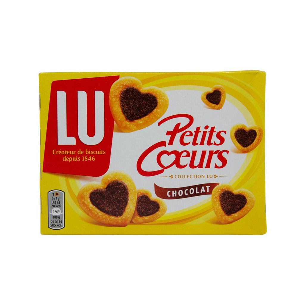 LU Small Heart Shaped Chocolate Cookies  (125g)