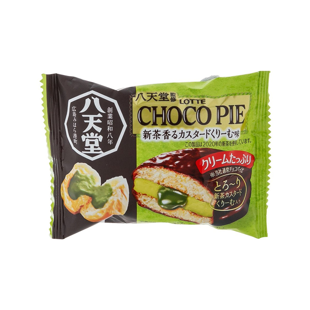 LOTTE Choco Pie - Matcha Custard Cream  (1pc)