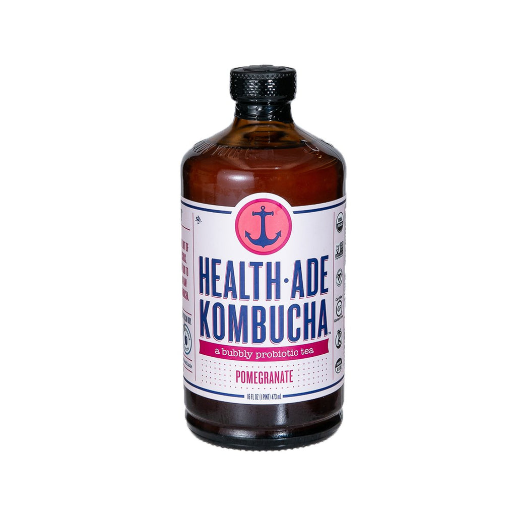 HEALTH ADE KOMBUCHA Organic Pomegranate Kombucha  (473mL)