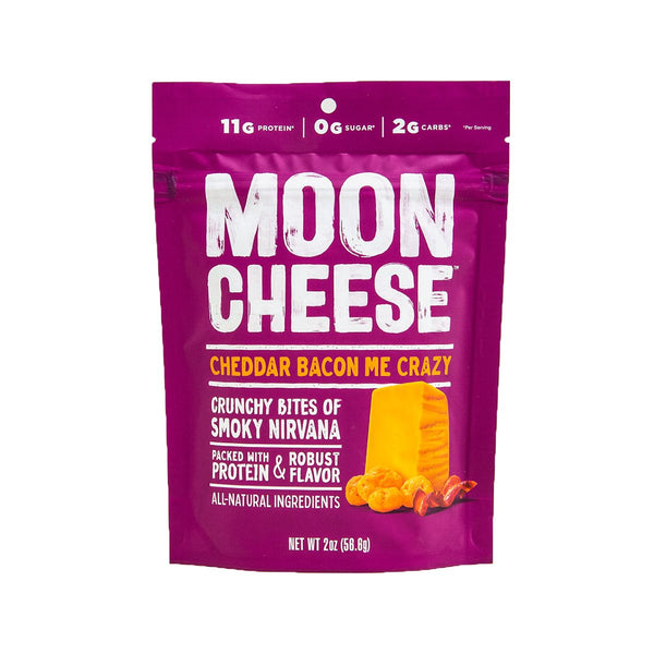MOON CHEESE Cheese Snack - Cheddar Bacon Flavour  (56.6g)