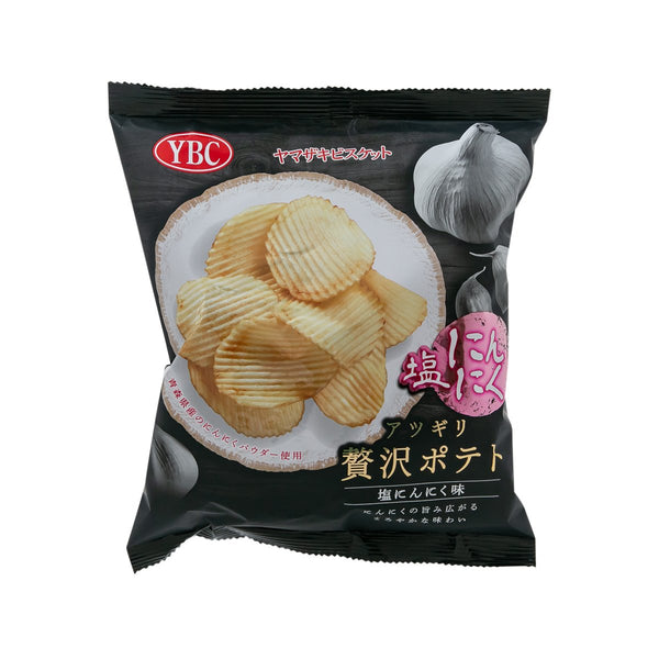YBC Thick Sliced Luxury Potato Chips - Salted Garlic Flavor  (55g)
