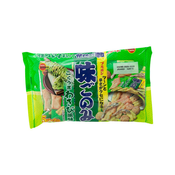 BOURBON Ajigonomi Snack - Tasty Wasabi Flavour  (90g)