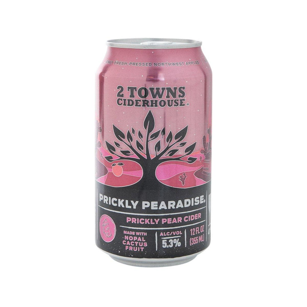 2 TOWNS CIDERHOUSE Prickly Pear Cider (Alc. 5.3%) [CAN]  (355mL) - LOG ON
