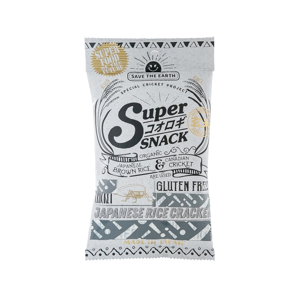MNH Super Snack - Salted Cricket Brown Rice Cracker  (20g)