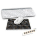 LOGITECH K580 Keyboard + Pebble Mouse + Mouse Pad Set White