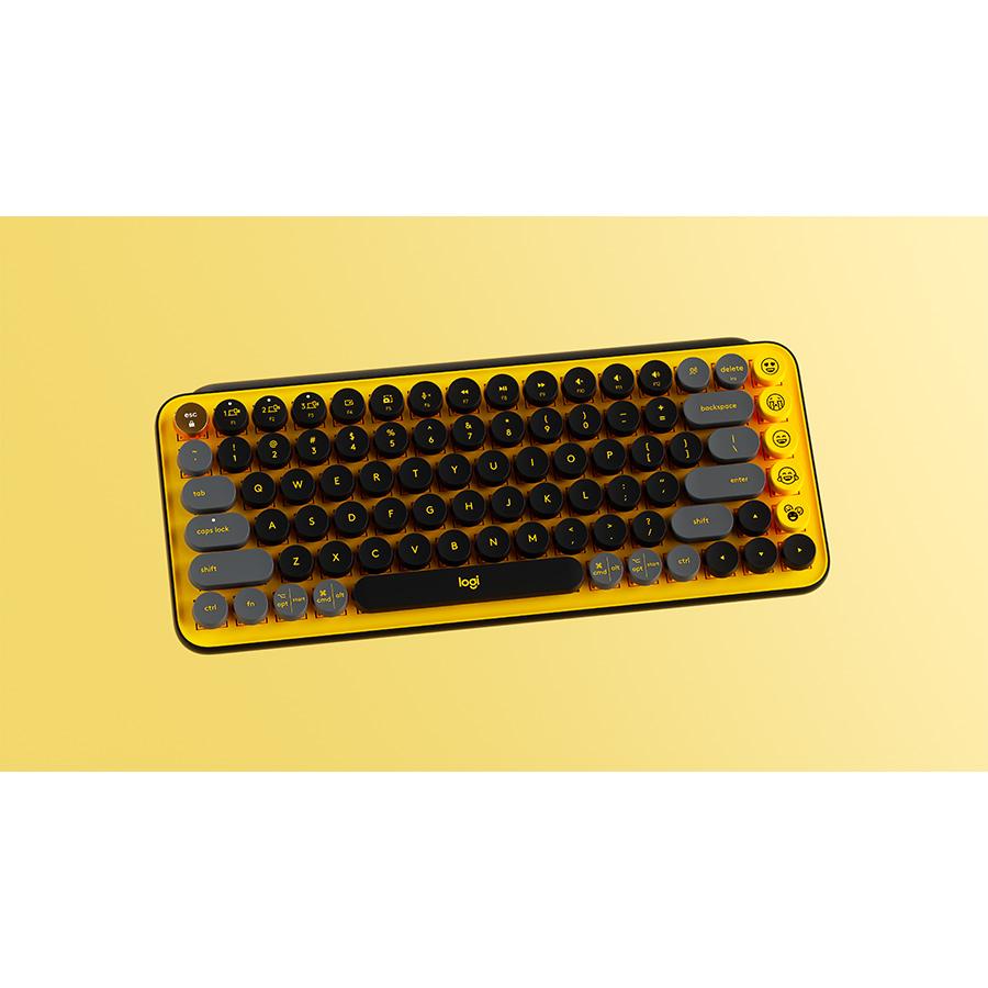 LOGITECH Pop Keys Wireless Keyboard Blast Yellow