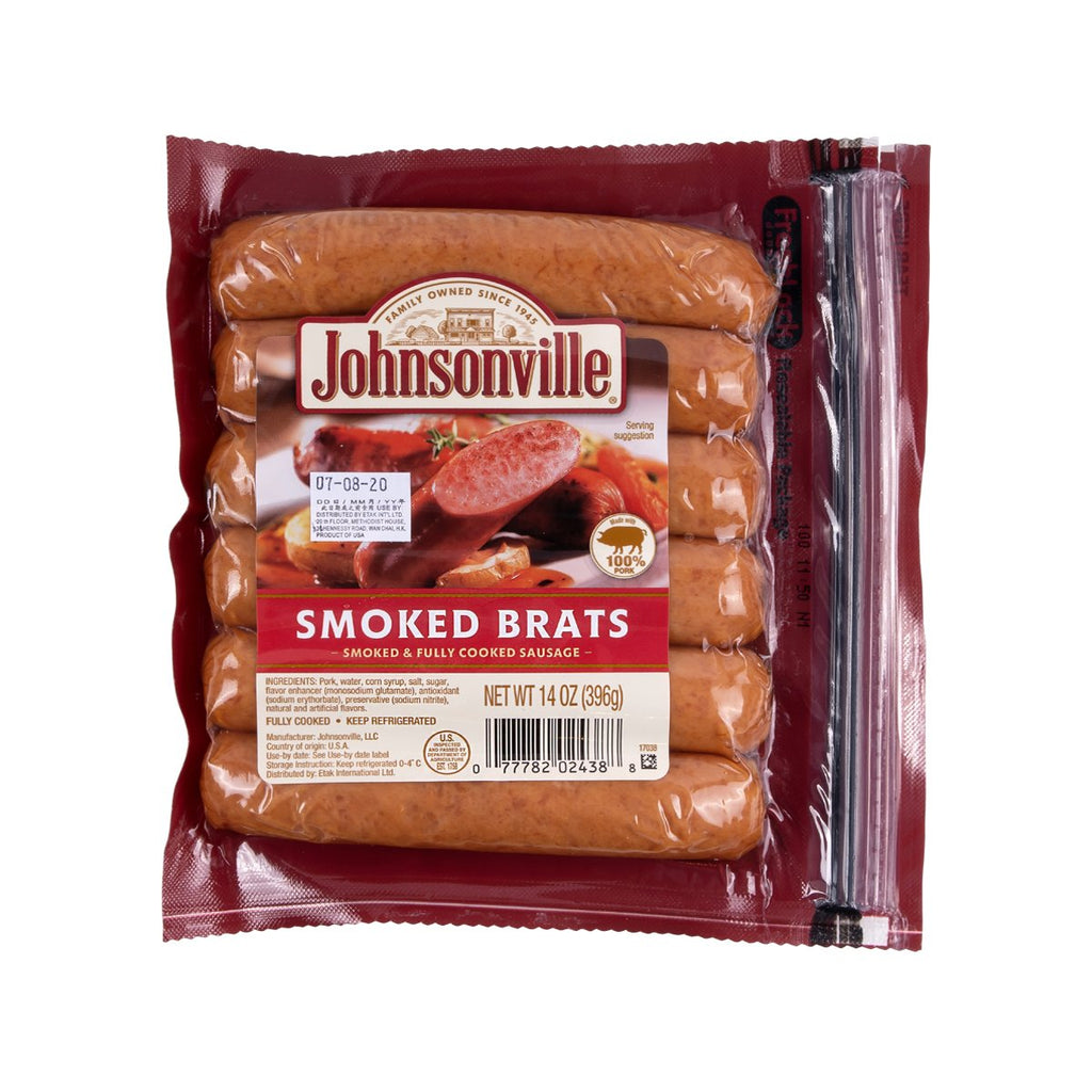 JOHNSONVILLE Smoked Brats  (396g)