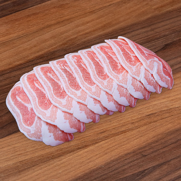 FRILAND Danish Frozen Organic Pork Belly for Shabu Shabu  (1pack)