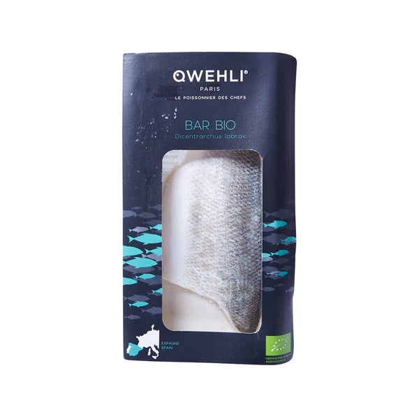QWEHLI Frozen Organic Sea Bass Fillet  (100g)