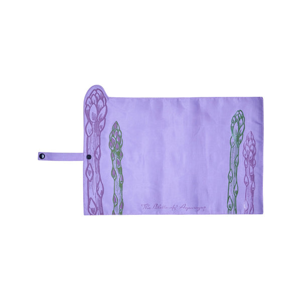 CITYSUPER Asparagus Roll-Up Table Mat (40x26cm)-Purple