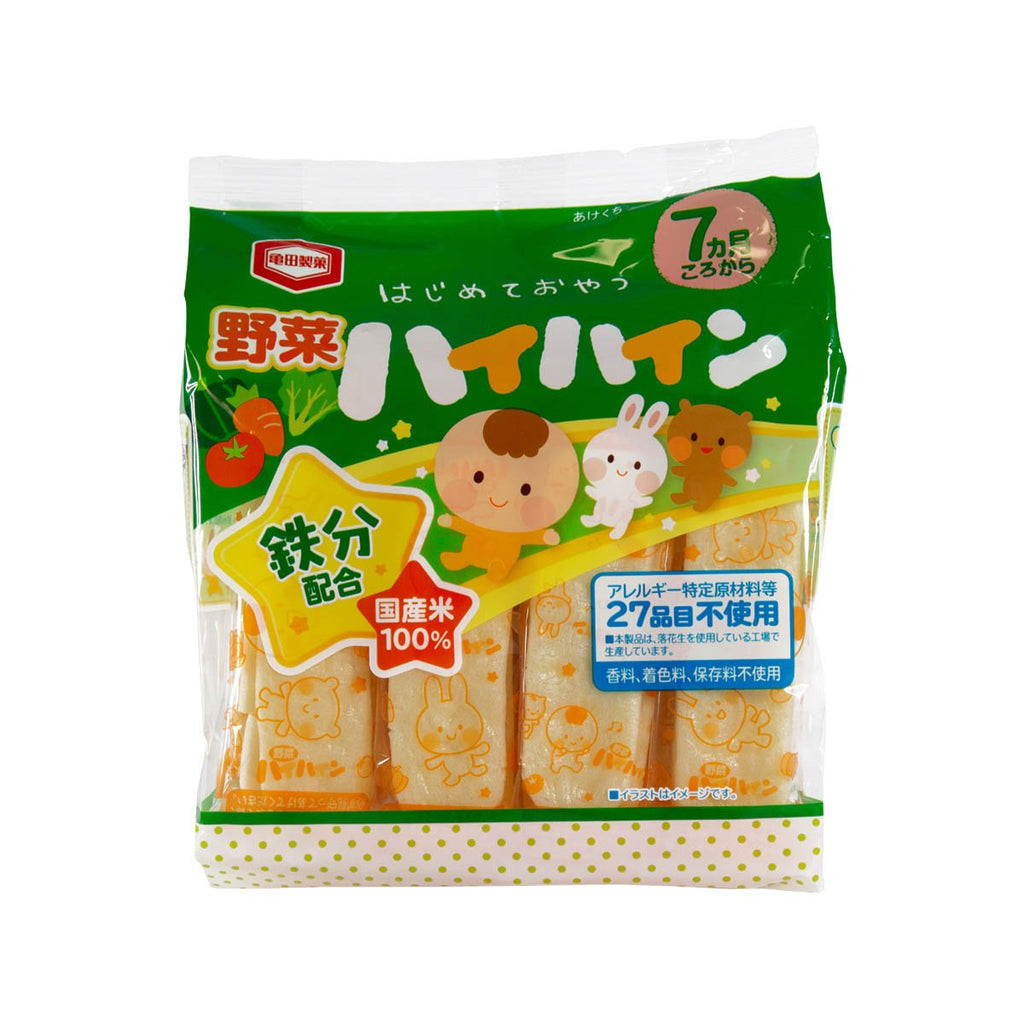 KAMEDA Haihain Vegetable Rice Cracker for Baby  (53g)