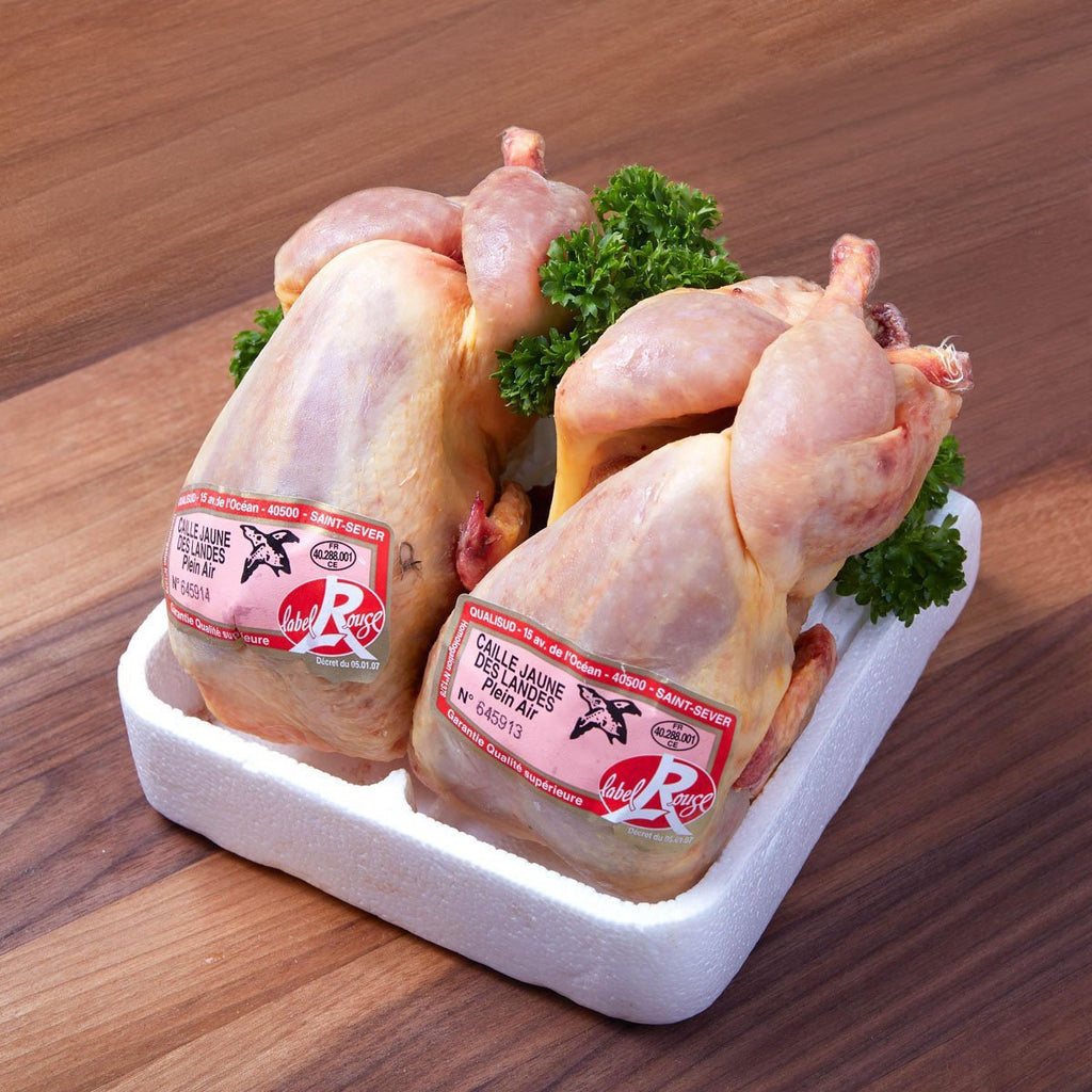 French Frozen Label Rouge Quail  (400g)